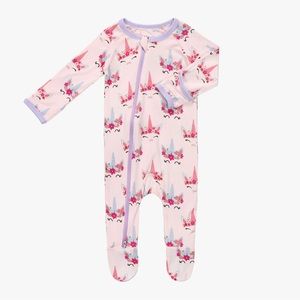 Bestaroo Unicorn Dreams Footie Pajamas 0-3 Months
